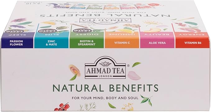Ahmad Tea - Natural Benefit (6x10 Tea Bags)