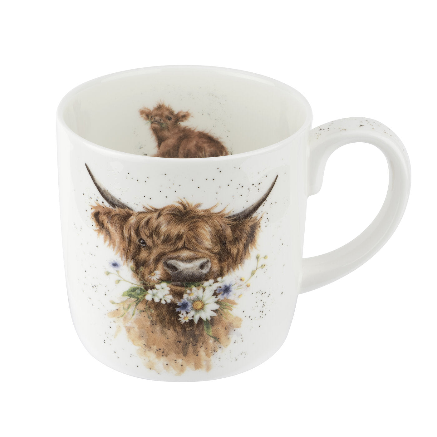 Wrendale Designs Mug - Daisy Coo (COW), 14oz
