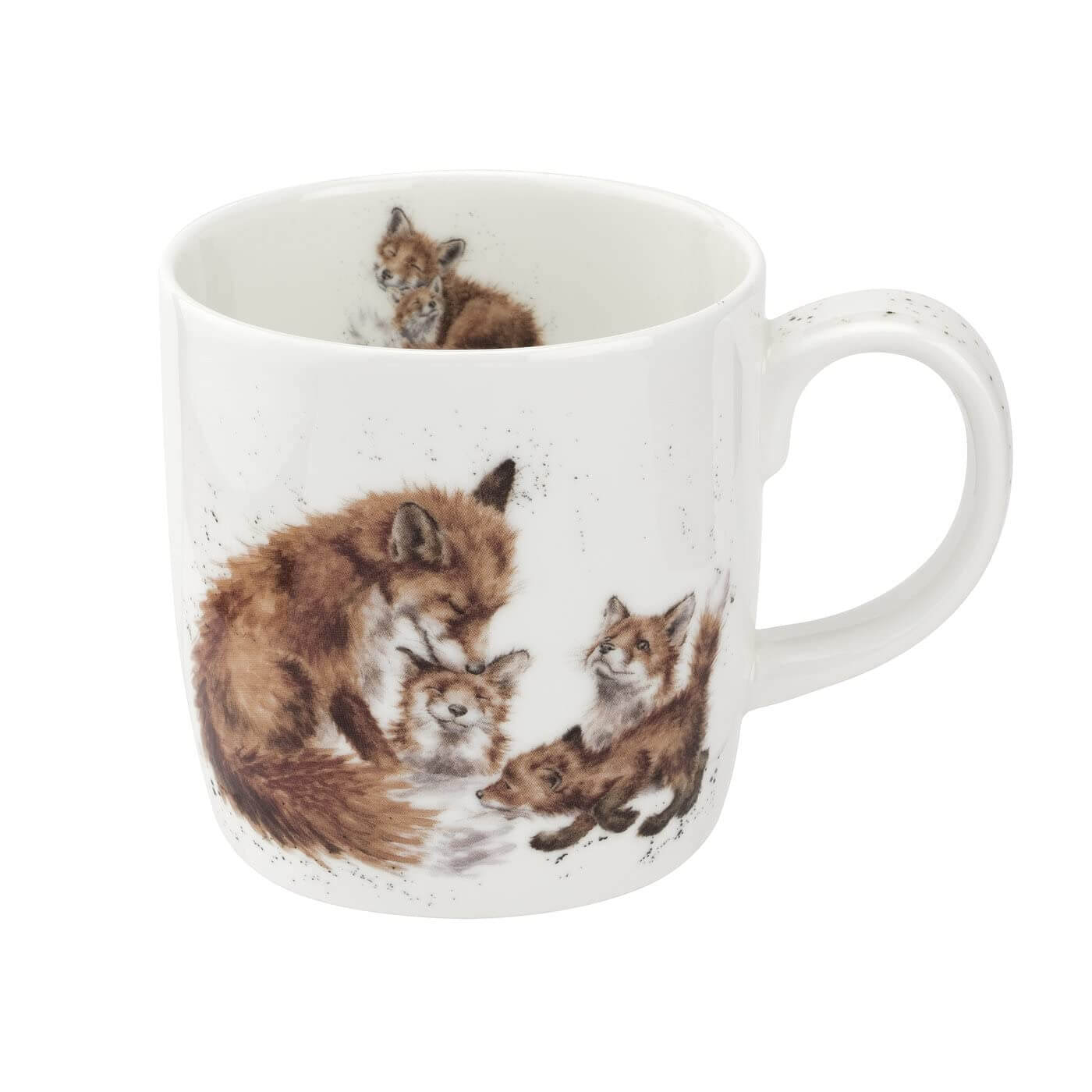 Royal Worcester - Wrdl Mug14Oz-Bedtime Kiss Fox - Limolin