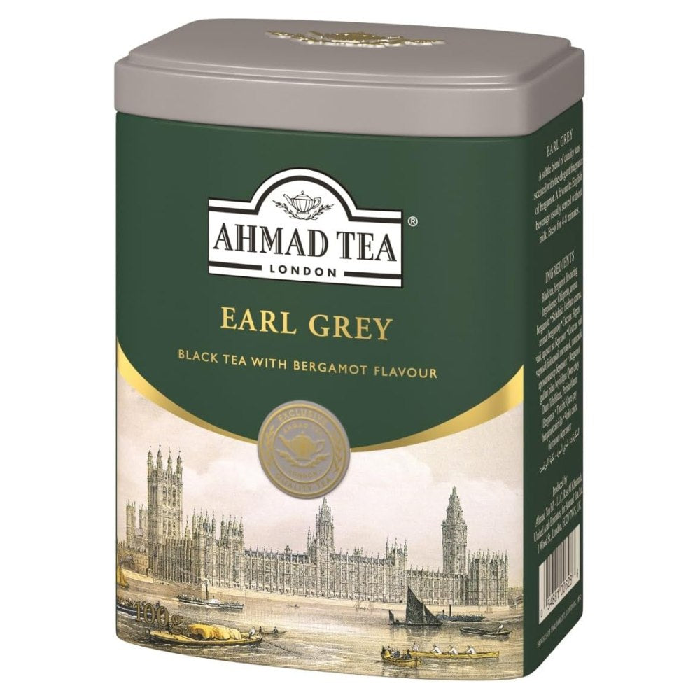 Ahmad Tea - Earl Grey Tea In Tin Box (100g)