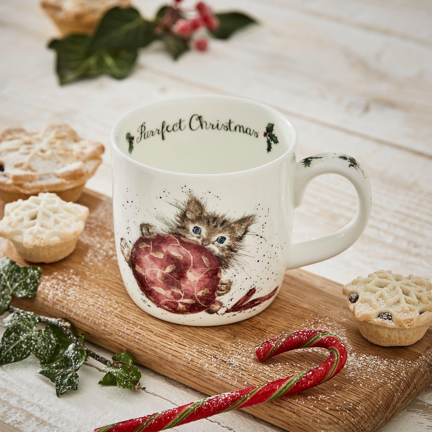 Wrendale DESIGNS - Mug 11oz - Purrfect Christmas - Limolin