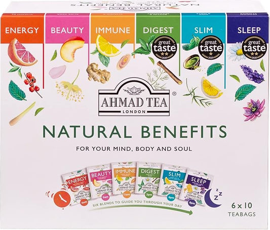 Ahmad Tea - Natural Benefit (6x10 Tea Bags)