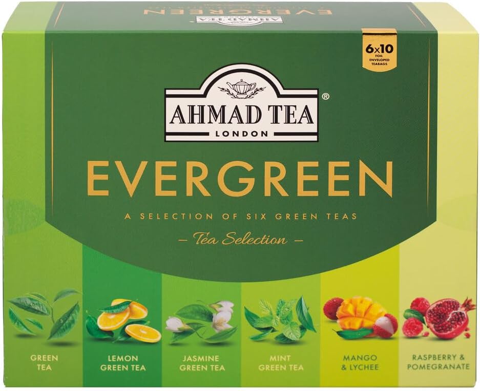 Ahmad Tea - Evergreen Tea Gift Pack (60 Tea Bags)