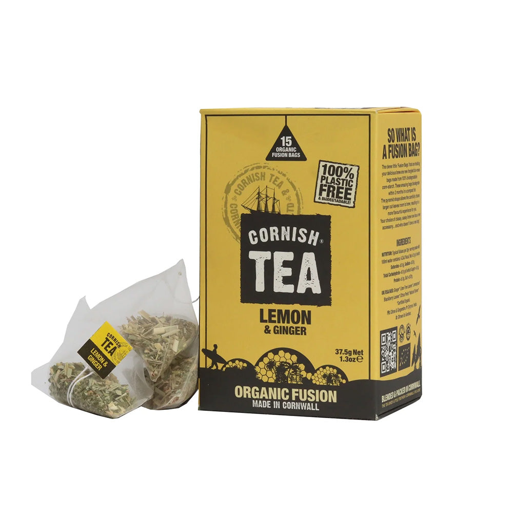 Cornish Tea - Lemon and Ginger - 15 Fusion Bags