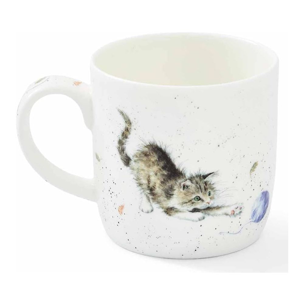 Wrendale Design Mug - Cat And Mouse, 11oz