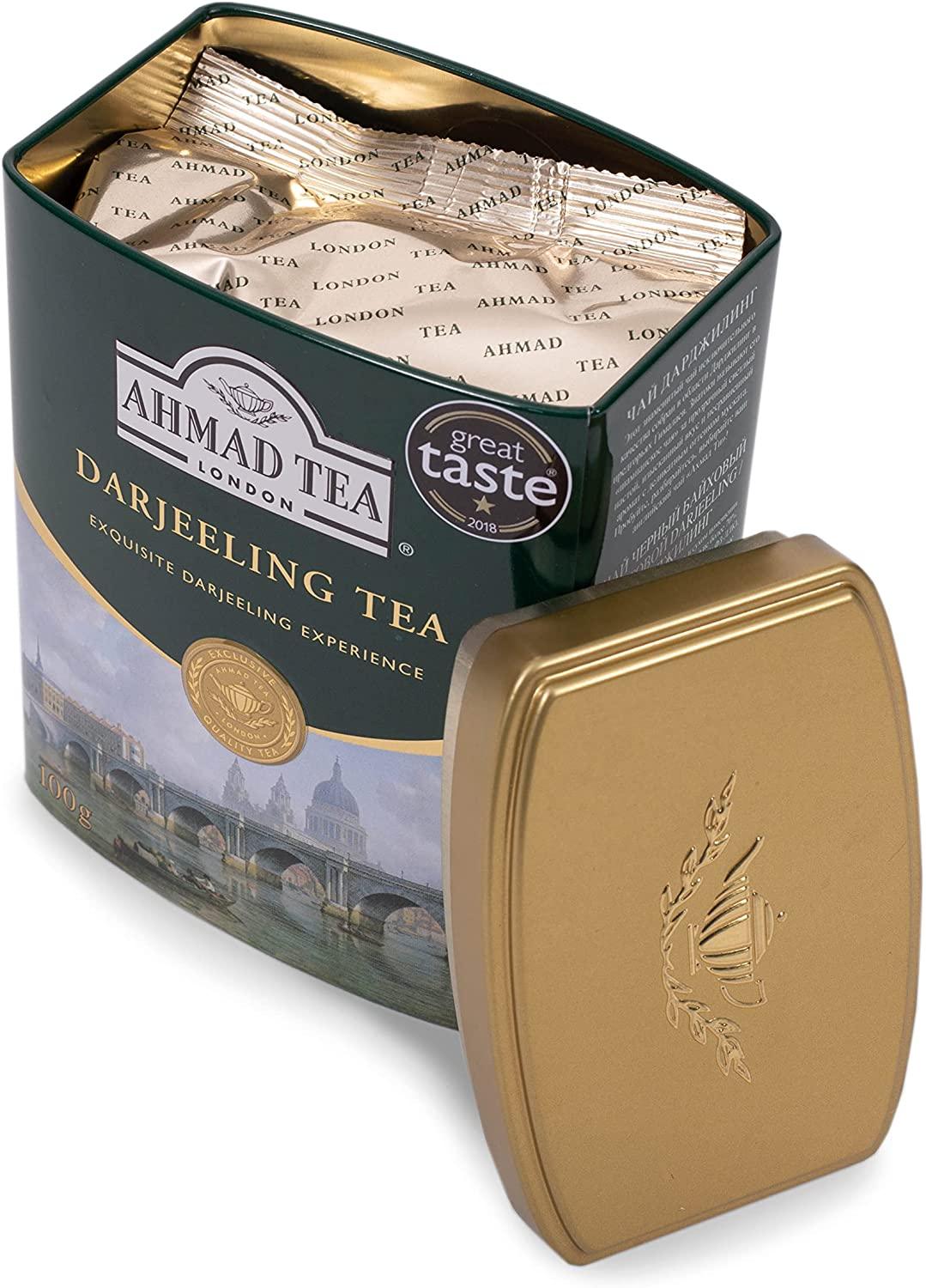 Ahmad Tea - Darjeling Tea In Tin Box (100g) - Limolin Grocery