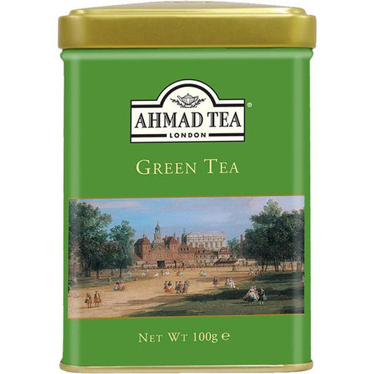 Ahmad Tea - Green Tea in Tin - 100g - Limolin Grocery