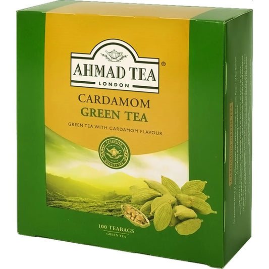 Ahmad Tea - Cardamom Green Tea (100 Tea Bags)