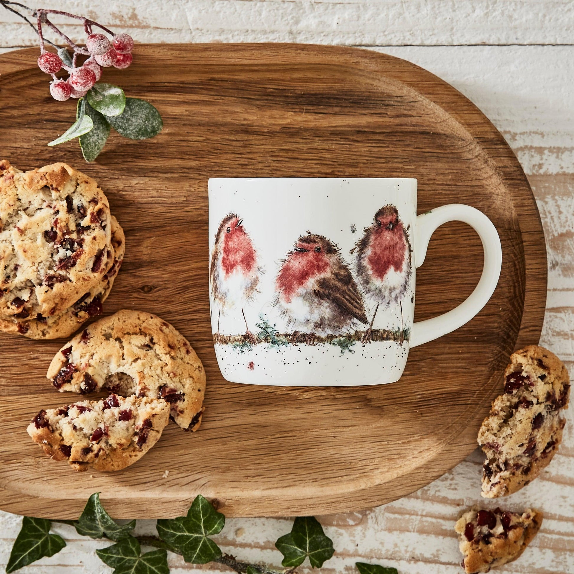 Wrendale DESIGNS - Mug 11oz - Rocking Robins - Limolin 