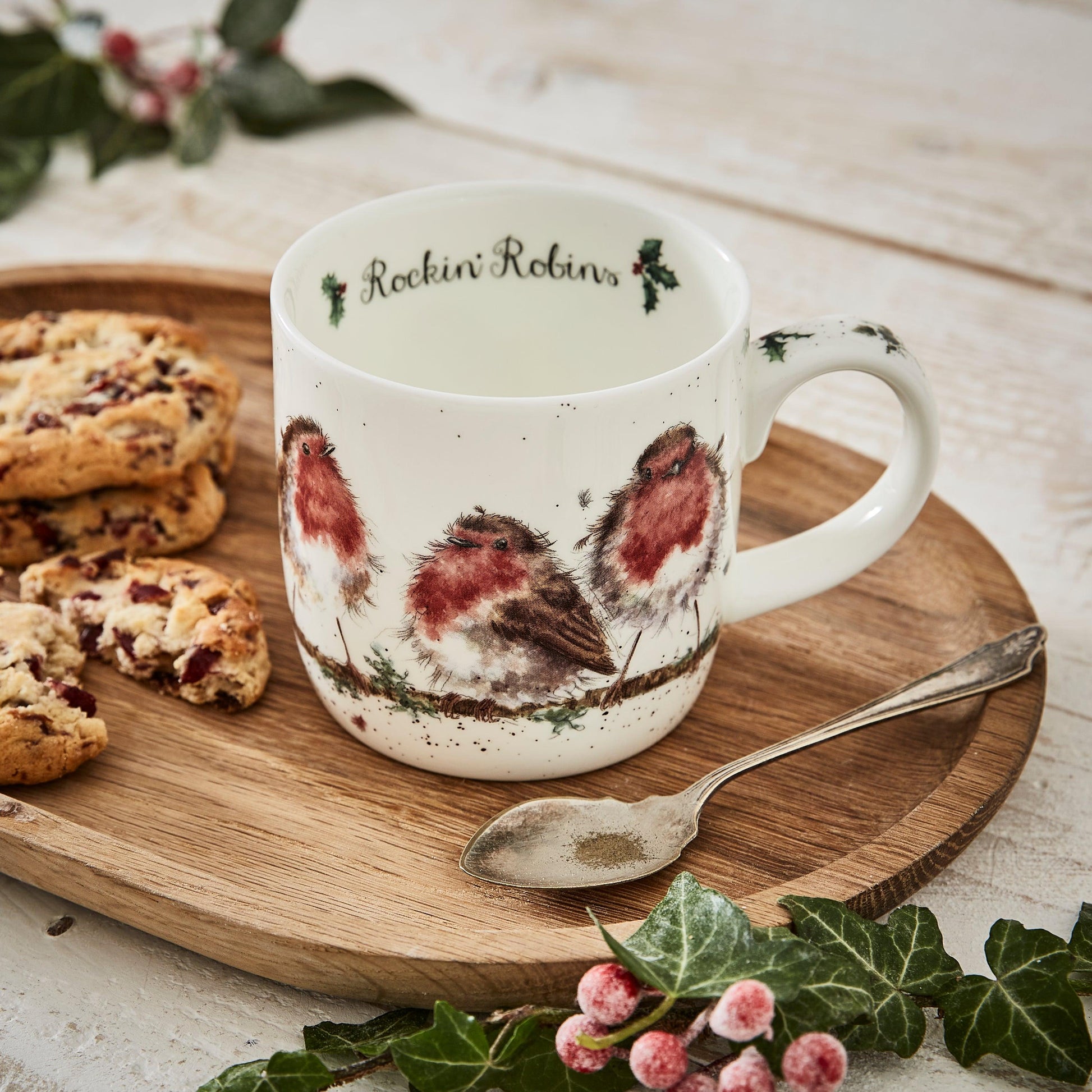Wrendale DESIGNS - Mug 11oz - Rocking Robins - Limolin 